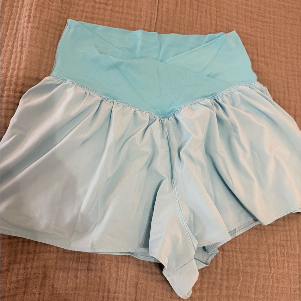 Aerie Light Blue Athletic Shorts